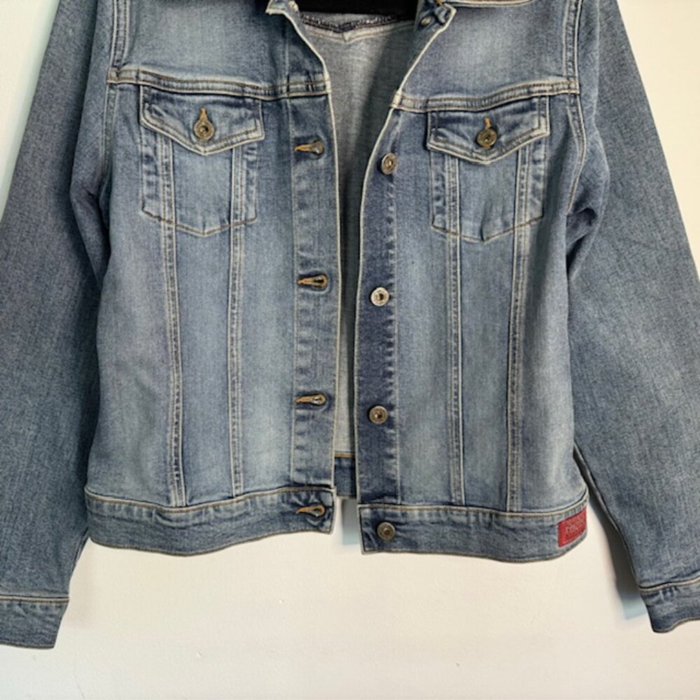 Guess Jeans Women's Denim Jacket Size Medium - Picture 4 of 6